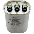 thumbnail image 2 of CD40+5X370, Dual Run Capacitor Oval 40 + 5 Mfd. 370 Volt, 2 of 6