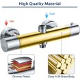 thumbnail image 3 of Pillar Thermostat, Brass Shower Tap High G3/4 BSP+ Low G1/2" BSP, 3 of 5