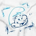 thumbnail image 2 of Smurf Cartoon Character Graffiti Vibe Unisex Plus Size Zip Hoodie Brisco Brands 2X, 2 of 5