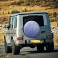 thumbnail image 5 of Pofeuu Glittering Blue Purple Print Spare Tire Wheel Cover for Car Truck SUV Camper Universal Fit Spare Tire Cover RV Spare Tire Covers-17 inch, 5 of 6