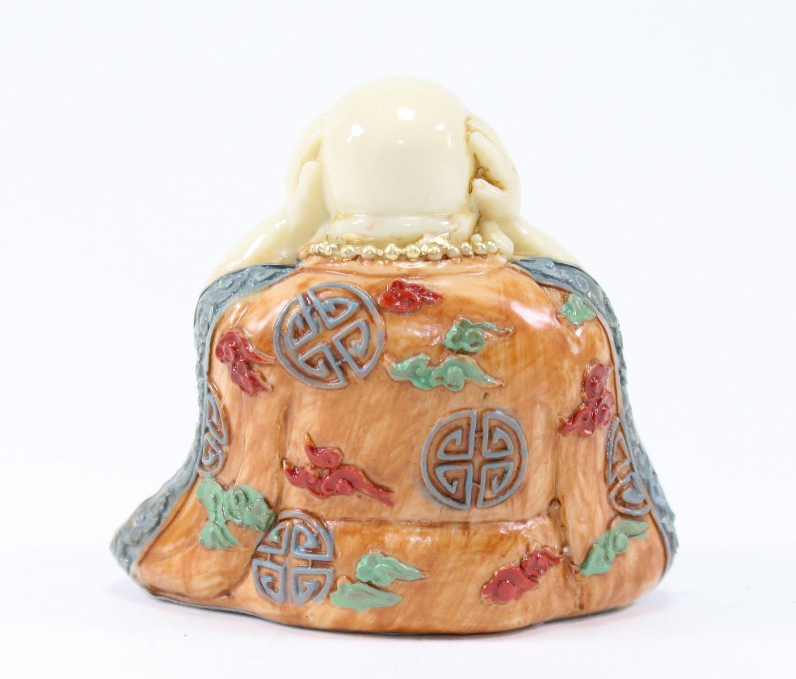 Feng Shui Hear No Evil Happy Face Laughing Buddha Figurine Home Decor Statue