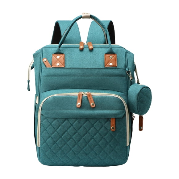 Fiudx Mochila Momia de Gran Capacidad para Bebé, Concomitante Aislante para Leche, Puerto de Carga Usb, Correas de Hombro con Diseño de Panal, Ideal para Ir de Compras y Salir a Trabajar, Diseño Lige