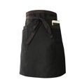 thumbnail image 2 of Kitchen Cotton Bow Short Half Waist Apron Bar Pub Cafe Server Waiter Waitress, 2 of 5