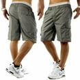 thumbnail image 2 of Gupgi Male Military Combat Workout Gym Trousers,Monochrome Short Pants, 2 of 6