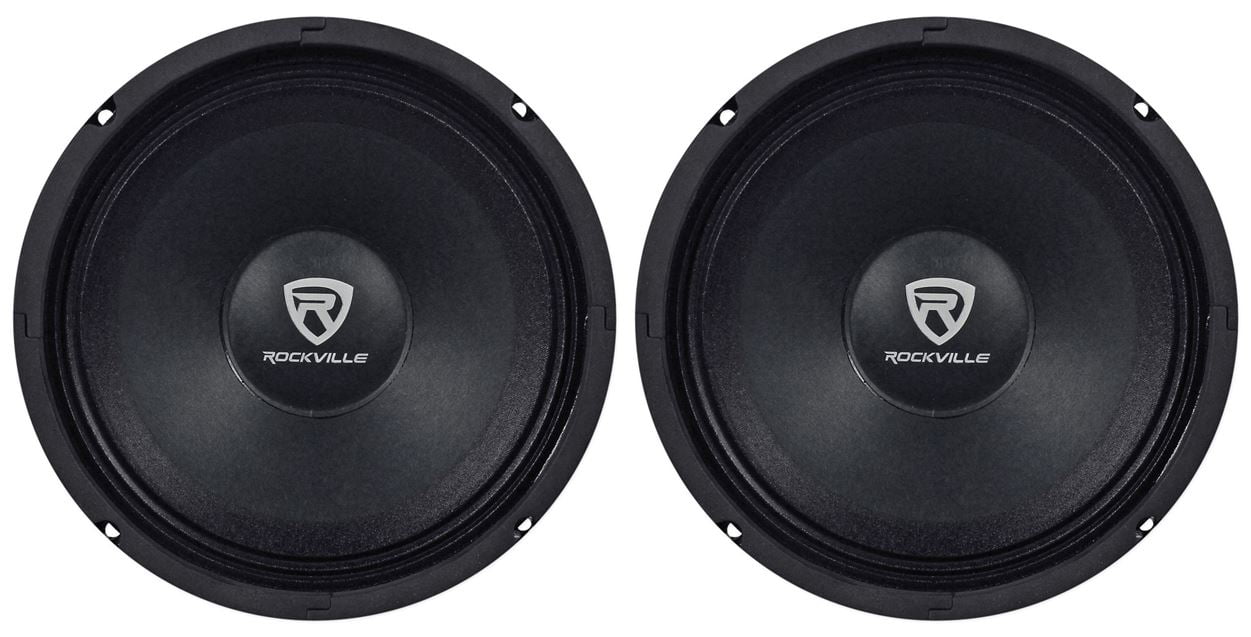 Rockville RXM88 8/" 250w 8 Ohm Mid-Bass Driver Car Speaker Made w// Kevlar Cone