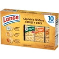 thumbnail image 6 of Lance Sandwich Crackers, Captain's Wafers, Variety Pack, 10 Individual Packs, 6 Sandwiches Each, 6 of 8