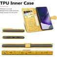 thumbnail image 5 of for Samsung Galaxy S22 Ultra (Not S22) Cartoon Cute Wallet Case,Cat Dog Style Flip Phone Cover with ID Card Holder PU Leather Cases for Samsung Galaxy S22 Ultra MG Yellow, 5 of 14