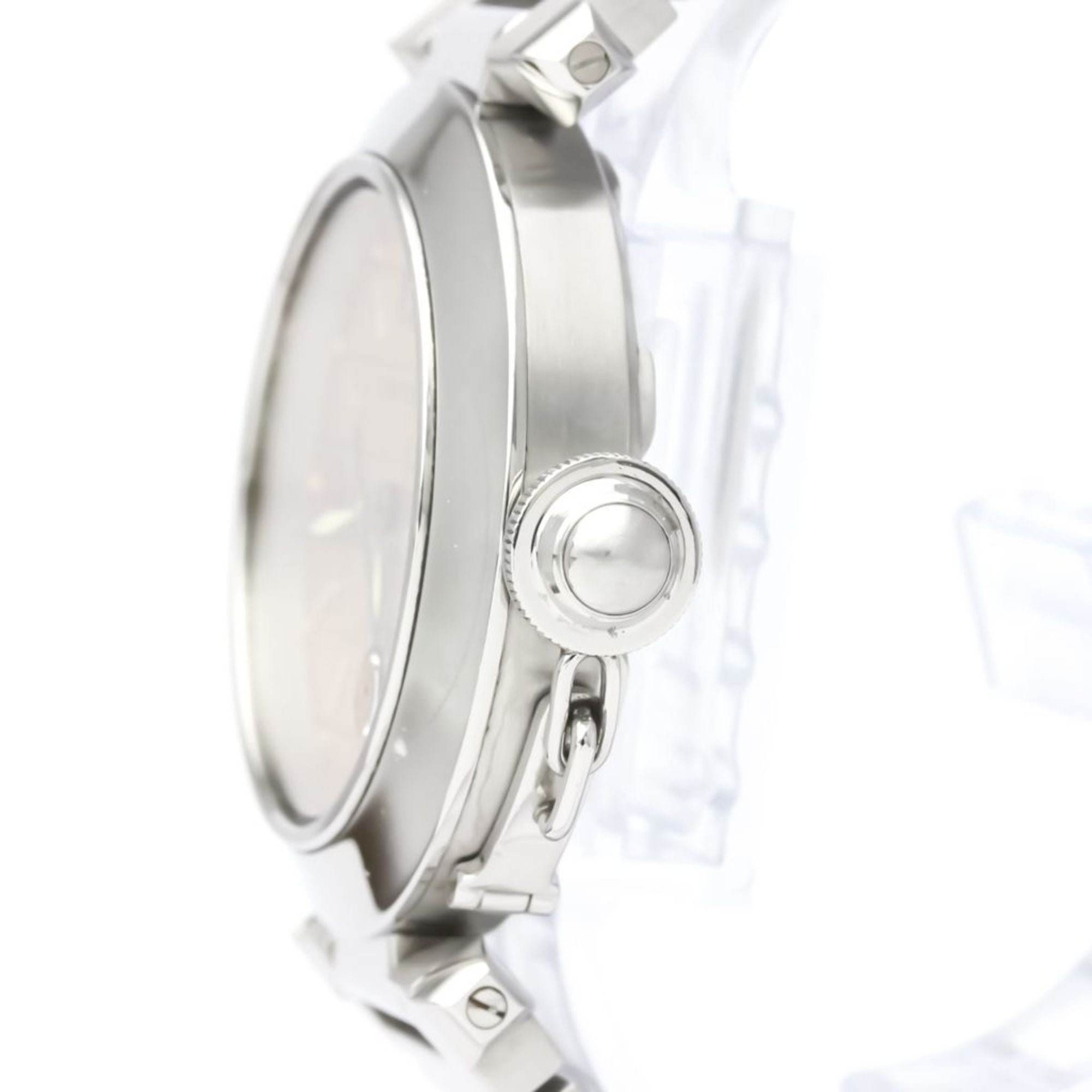 Authenticated Used Polished CARTIER Pasha C Steel Automatic Unisex 