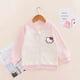 thumbnail image 5 of Hello Kitty primavera y otoño niña fina Linda chaqueta de cuello redondo niños dibujos animados moda algodón béisbol abrigo ropa para niños, 5 of 5