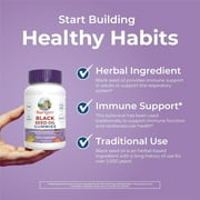 MaryRuths Black Seed Oil Gummies, Vegan, Immune Support, 60 Gummies, Unisex