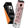thumbnail image 1 of walrfid Car Screen Cleaner, Computer Screen Cleaner Spray and Wipe, Laptop Cleaning Mist Kit for Electronic iPad, iPhone, Phone, MacBook, TV, Monitor, Tablet Display, with Black Graffiti Case - Pink, 1 of 6