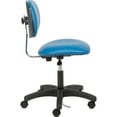 thumbnail image 2 of Global Industrial ESD Chair, Vinyl, Royal Blue, Armless, Mid Back, 2 of 6