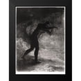 thumbnail image 2 of Redon, Odilon 14x18 Black Modern Framed Museum Art Print Titled - And Man Appeared, Questioning the Earth From Which He Emerged and Which Attracts Him, He Made His Wa, 2 of 5