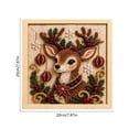 thumbnail image 2 of 3D Christmas Fabric Poke Art DIY Craft Kit, Vintage DIY Christmas Craft Kit for Adults and Beginner, 2 of 6