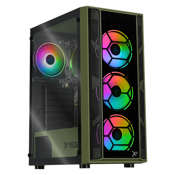 Xtreme PC Gaming AMD Radeon Vega Renoir Ryzen 7 5700G 32GB SSD 1TB WIFI Dark Green