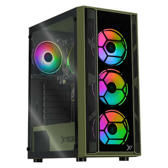 Xtreme PC Gaming AMD Radeon Vega Renoir Ryzen 7 5700G 32GB SSD 1TB WIFI Dark Green