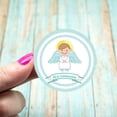 thumbnail image 3 of Pegatinas de mi primera comunión para niños y niñas, pegatinas de bautismo religioso de la Biblia, suministros de decoraciones para fiestas, Baby Shower, 3 of 4