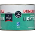 thumbnail image 2 of Bumble Bee Chunk Light Tuna in Water, Wild Caught, Gluten Free, 17g Protein per Serving, Shelf Stable Can, 66.5 oz, 2 of 8