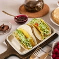 thumbnail image 6 of yilyih (50Pcs) Taco Holder Disposable,Taco Holder Plates Disposable,Paper Taco Tray,Taco Plate Serving Set for A Party,Taco Holder Stand,Taco Plates for Party,Taco Plates with Dividers, 6 of 9