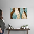thumbnail image 2 of Great Big Canvas "Blue Lyrical I"  by Lanie Loreth White Gray contemporary  Wrapped Canvas Print Wall Artwork, 2 of 7