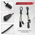 thumbnail image 5 of for Ford Focus 2 MK2 Hatchback 2004-2011 Interior Rear Parcel Shelf String Inner Tonneau Cover Strap, 5 of 5