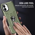 thumbnail image 5 of for Xiaomi Redmi A1 Case with Metal Ring Kickstand for Women & Men, Heavy-Duty Protection Shockproof Bumper Cover Case for Xiaomi Redmi A1 TY Green, 5 of 18
