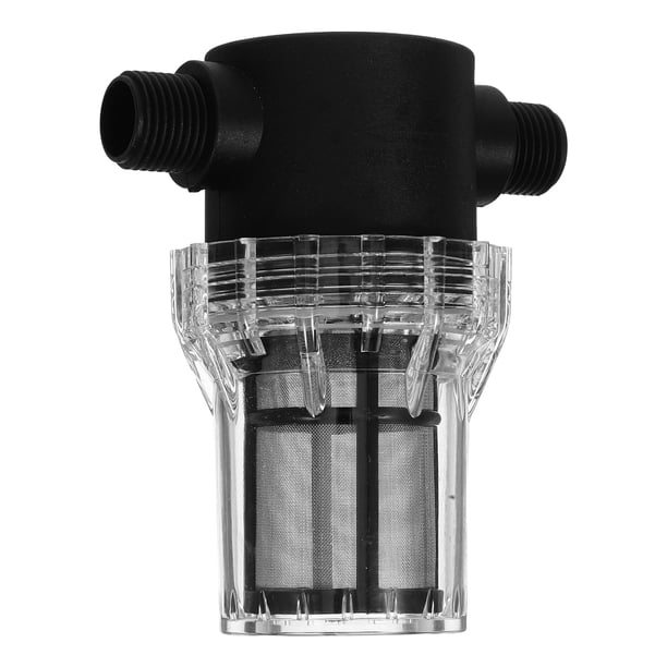 Filtro de agua para vehículos recreativos, colador de agua, manguera de agua con rosca de 1/2 pulgada, filtro en línea