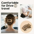 thumbnail image 3 of Manss Flat Hair Clips for Women,Flat Claw Clips, Large Strong Hold Barrettes for Thick & Thin Hair, Neutral Color, 8 Pack, 3 of 8