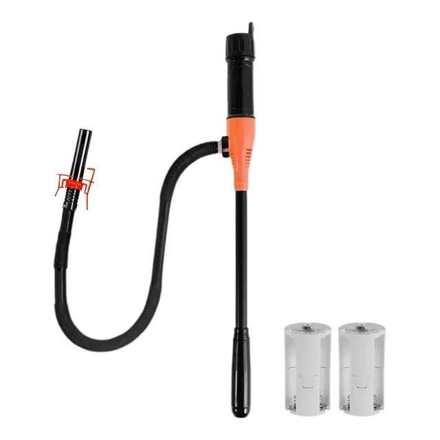 Portable Power Battery Pump,Battery Powered Siphon Fuel Transfer Pump with 2 Adapters,Electric Fuel/Water Transfer Pump,Portable Fuel Transfer Pump for Gas,Fuel,Diesel,Water Transfer