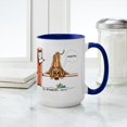 thumbnail image 4 of CafePress - Rhodesian Ridgeback Fish Large Mug - 15 oz Ceramic Large White Novelty Mug, 4 of 4
