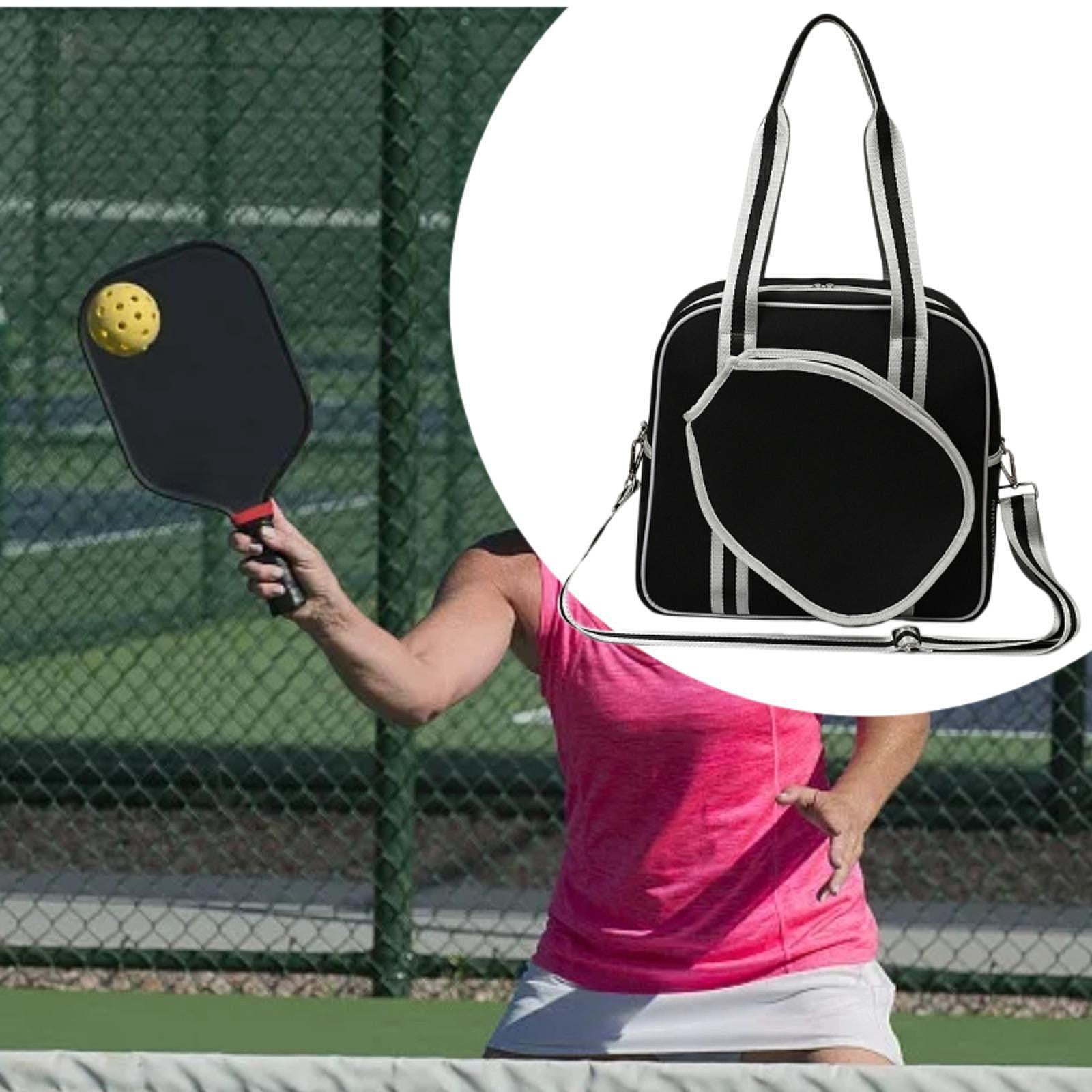 Baoblaze Tennis Bag Carrier Pickleball Racket Storage Duffle Bag Neoprene Tennis Tote