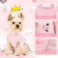 thumbnail image 2 of Dog Birthday Dress Spring Dog Clothes for Small Dogs Girl Puppy Princess Tutu Cute Dog Tulle Dresses Pet Party Costumes Cat Apparel Doggie Outfits, 2 of 5
