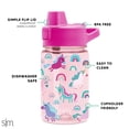 thumbnail image 2 of Simple Modern 12 fl oz Reusable Tritan Summit Water Bottle with Silicone Straw Lid|Unicorn Fly, 2 of 7