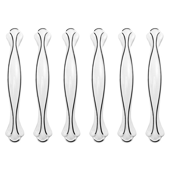 6pcs Durable Decorative Dresser Handles Wardrobe Pulls Cupboard Hardware