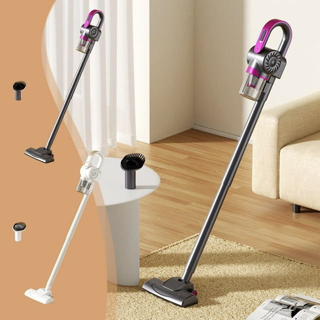 Fiudx Aspiradora de Mano Inalámbrica, Potente Succión, Filtración de Alta Eficiencia, Eliminación de Pelo de Mascotas, Batería de Gran Capacidad, Limpieza Del Hogar y El Coche, Diseño Compacto, Tamañ