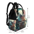 thumbnail image 2 of Easygdp Cute Flower Chihuahua Puppy para Bolsa de Bebé de Gran Capacidad con Múltiples Bolsillos, Bolsa de Pañales para Padres, Bolsa de Viaje Organizada y Elegante, 2 of 6