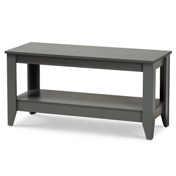 Bowery Hill Modern and Contemporary Grey Finished Wood Coffee Table