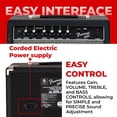thumbnail image 4 of Fender Frontman 20G Guitar Combo Amplifier - Black Bundle with Cable and Austin Bazaar Exclusive 12-Pack Picks, 4 of 8