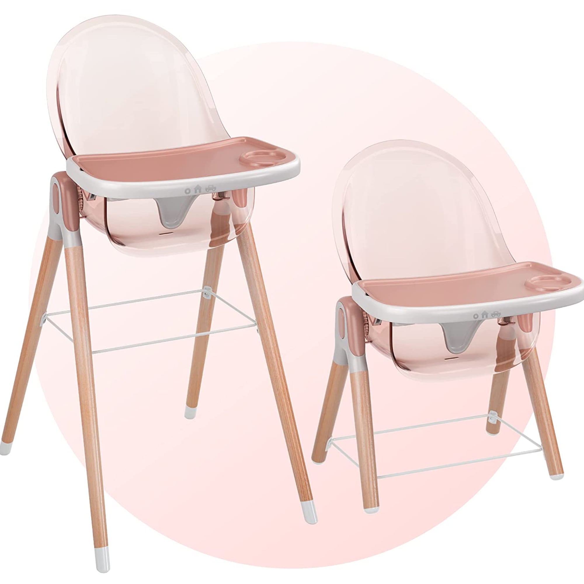 High chair rose gold hot sale