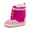 Pink, variant on Baby Snow Boots Toddler Boy Girl Waterproof Winter Warm Booties Nonslip Lightweight Outdoor Shoes for First Walkers (Infant/Toddler) Pink for Size Infant 4