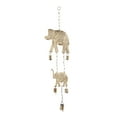 thumbnail image 6 of DecMode 28" Brass Metal Elephant Windchime with Bells, 6 of 8