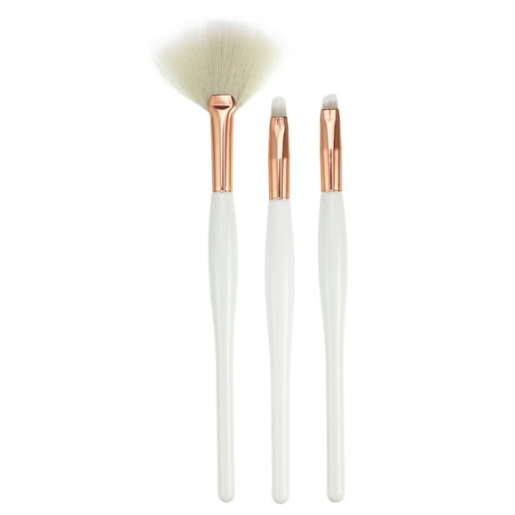 Juego de brochas de maquillaje Unique Bargains 3 piezas correctora facial difuminar sombra de ojos resaltadora