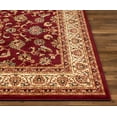 thumbnail image 2 of Well Woven Custom Size Runner - Choose Length - Noble Sarouk Red Oriental 27 Inch Wide x 16 Feet Long Runner (27" x 16') Traditional Persian Floral Carpet, 2 of 4