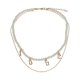 thumbnail image 2 of Fiudx Collar Bohemio, Perlas Artesanales, Joyería de Metal Ecológico, Accesorio para Bodas, Regalo para Mujeres y Niñas, Incluye Sin Collar., 2 of 7