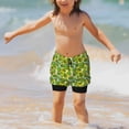 thumbnail image 7 of Cauagu Kiwi Fruits Summer Print Swim Trunks for Men,Youth Boys Swim Shorts Compression Liner Beach Shorts Boys' Swimming Shorts 7-20 Years Bathing Suit-Medium, 7 of 7