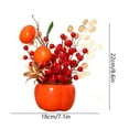 thumbnail image 2 of New Year Decorations Artificial Bonsai Tree with Red Fruit Ornament for Home Office Desktop Display 10 in H, 2 of 7