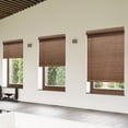 thumbnail image 4 of Chicology Snap-N'-Glide Cordless Roller Shade, Felton Truffle (Natural Woven) 28"W X 72"H, 4 of 10