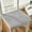 Gray, variant on Reversible Corded Seat Cushion with Contoured Shape and Hook & Loop Fasteners for Home Office and Dining Chairs