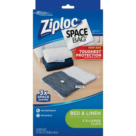 Ziploc Extra Large Space Bag Vacuum Seal Bags, (Best Vacuum Seal Bags For Clothes)