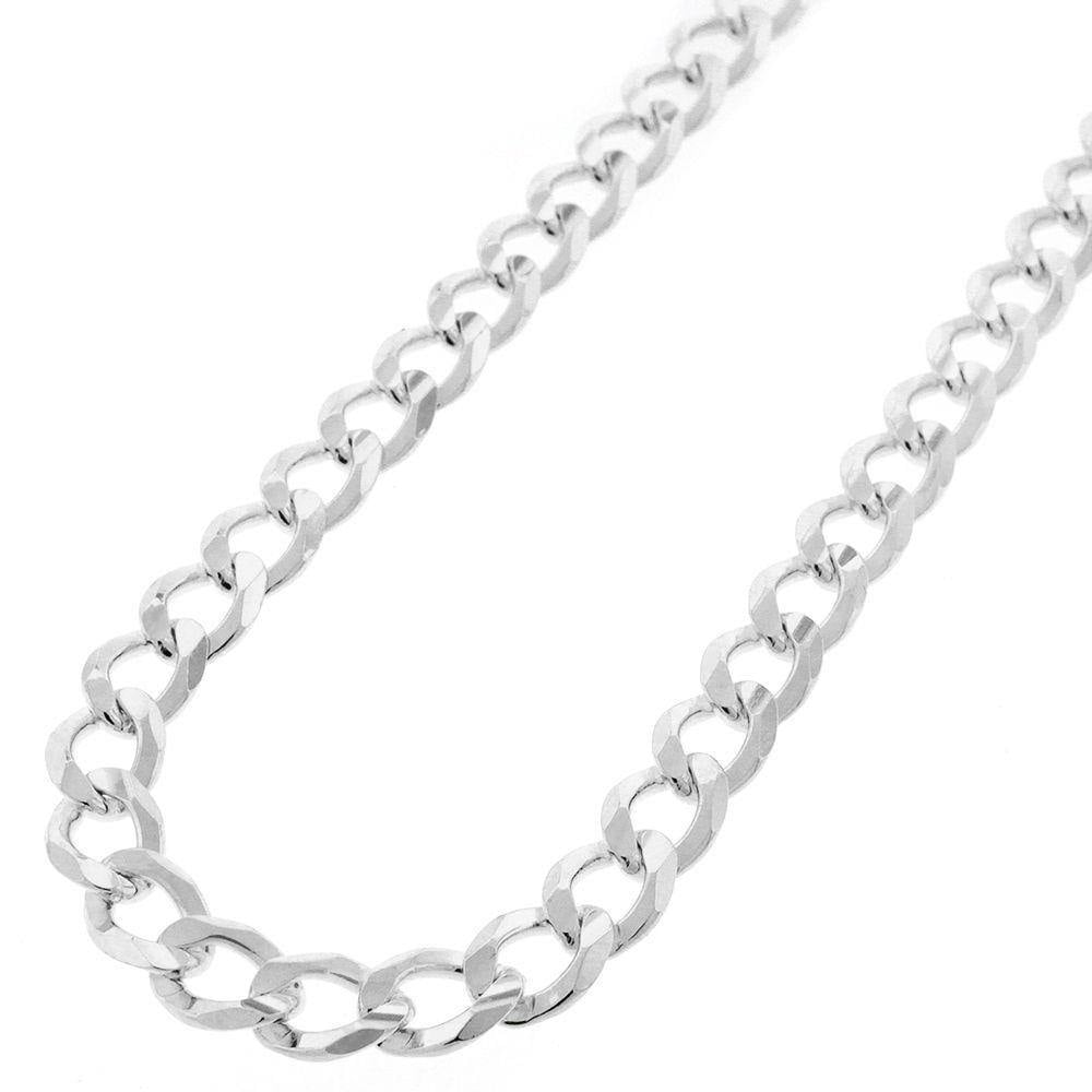 Necklace Chain Real 925 Sterling Silver S/F Solid Men's Heavy Curb Link 24" 
